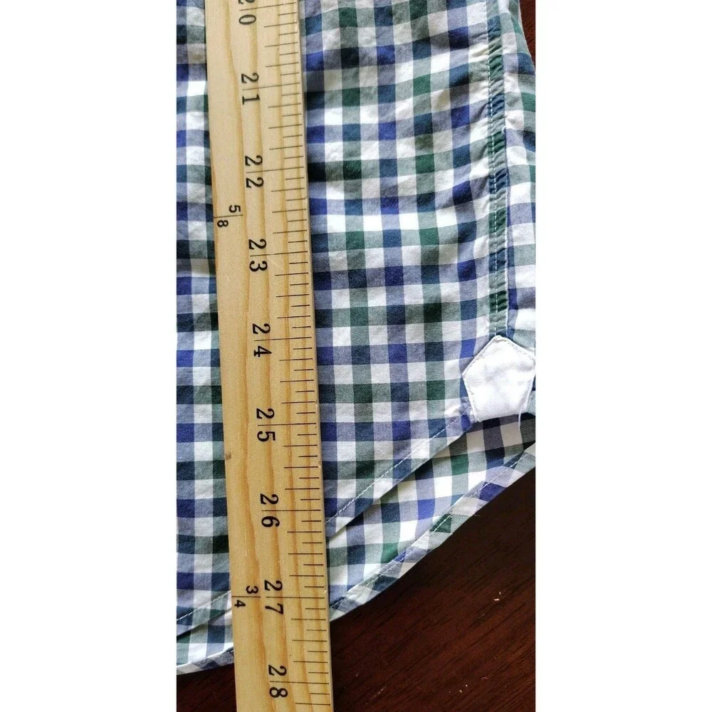 J.Crew Ludlow Thomas Mason Shirting Gingham Large Dress Shirt Mens Cotton Preppy